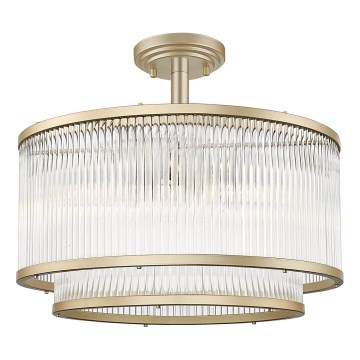 Brilagi - Påbygget lysekrone RAMOS 5xE14/60W/230V guld