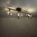 Brilagi - Påbygningslampe VULCANO 3xG9/8W/230V bronze/røget beige