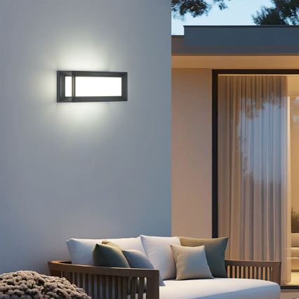 Brilagi - LED udendørs vægarmatur PARKER LED/12W/230V 3000/4500/6000K antracit IP44
