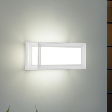 Brilagi - PARKER udendørs LED-væglampe 12W/230V hvid IP44