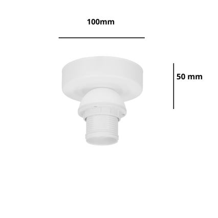 Brilagi - PARTY loftlampe 1xE27/60W/230V Ø 10 cm, hvid