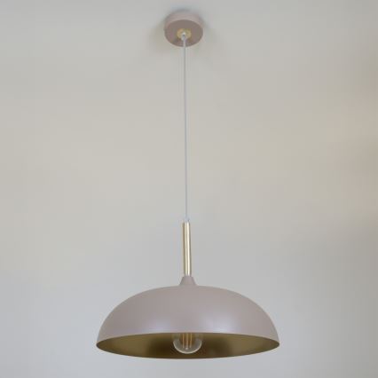 Brilagi - Pendel ABRAHAM 1xE27/60W/230V diameter 35 cm beige