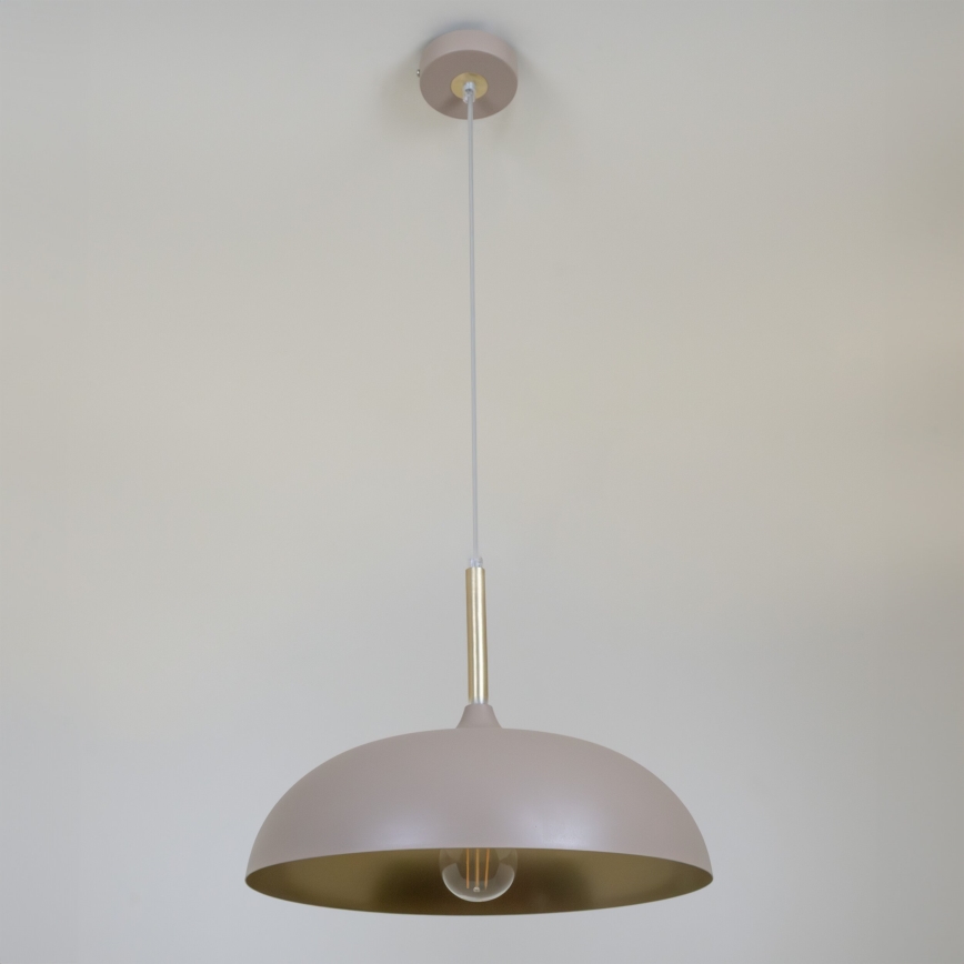Brilagi - Pendel ABRAHAM 1xE27/60W/230V diameter 35 cm beige