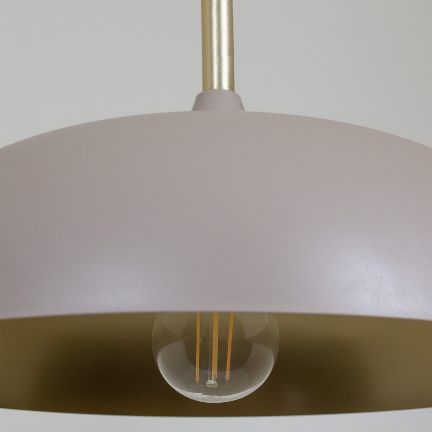 Brilagi - Pendel ABRAHAM 1xE27/60W/230V diameter 35 cm beige