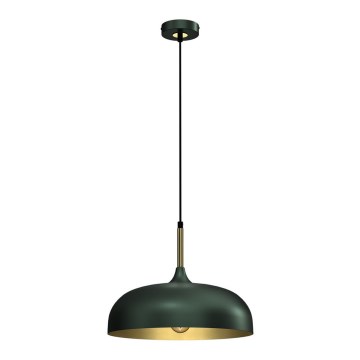 Brilagi - Pendel ABRAHAM 1xE27/60W/230V diameter 35 cm grøn