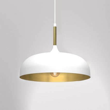 Brilagi - Pendel ABRAHAM 1xE27/60W/230V diameter 35 cm hvid