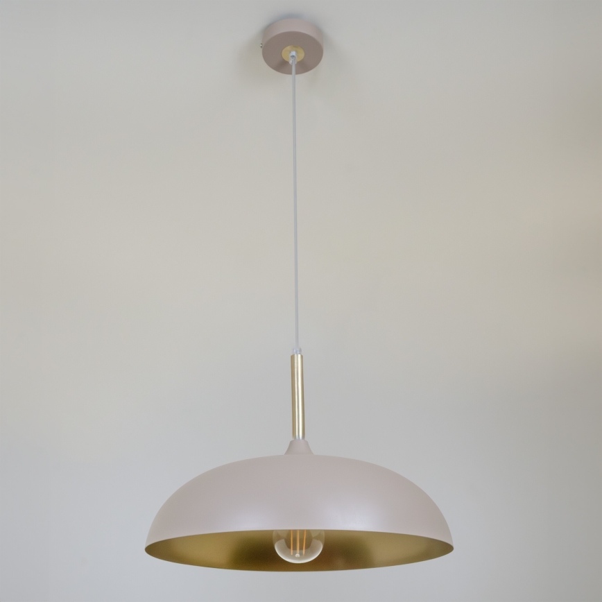 Brilagi - Pendel ABRAHAM 1xE27/60W/230V diameter 45 cm beige