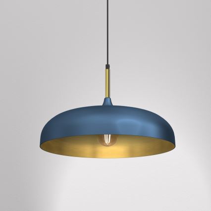 Brilagi - Pendel ABRAHAM 1xE27/60W/230V diameter 45 cm blå