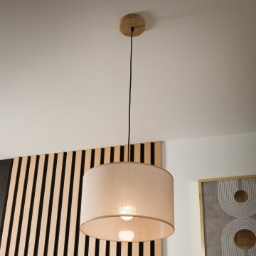 Brilagi - Pendel ANTHONY 1xE27/60W/230V eg/beige