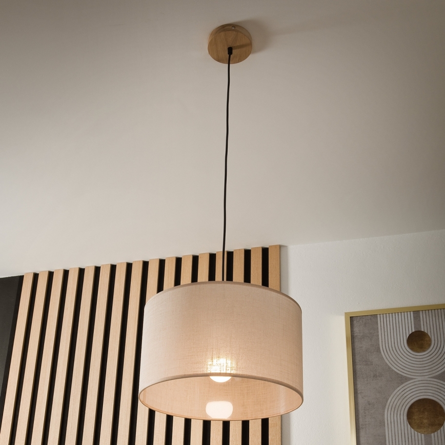 Brilagi - Pendel ANTHONY 1xE27/60W/230V eg/beige