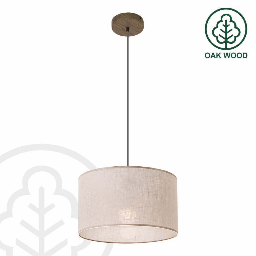 Brilagi - Pendel ANTHONY 1xE27/60W/230V eg/beige