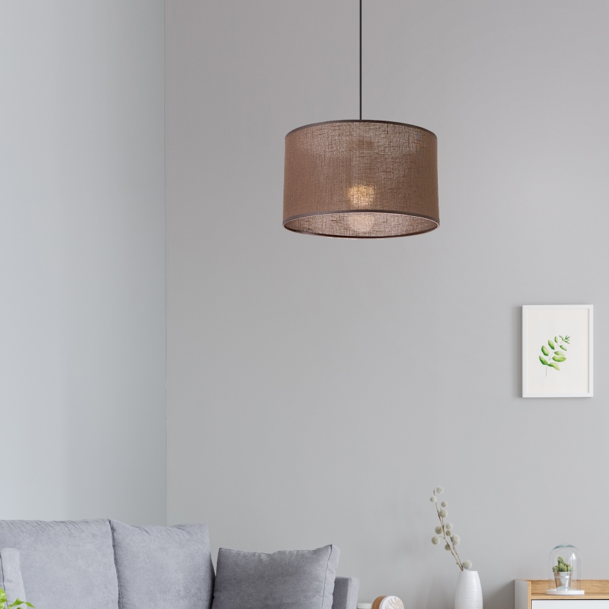Brilagi - Pendel ANTHONY 1xE27/60W/230V eg/brun