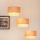Brilagi - Pendel ARIZONA BOHO 3xE27/15W/230V beige/hvid
