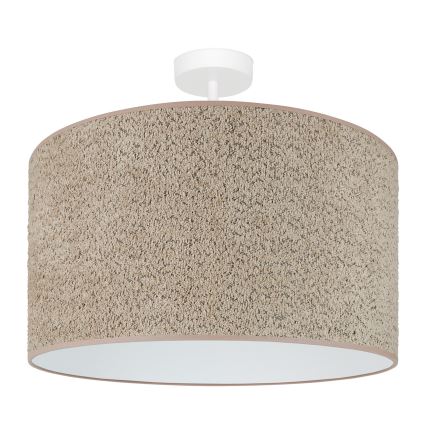 Brilagi - Pendel BOUCLE ROLLER 1xE27/15W/230V diameter 45 cm brun