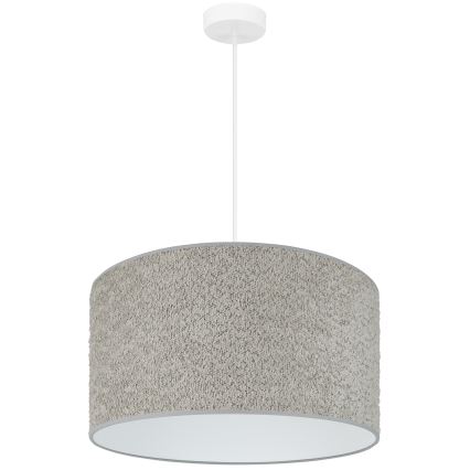 Brilagi - Pendel BOUCLE ROLLER 1xE27/15W/230V diameter 45 cm grå