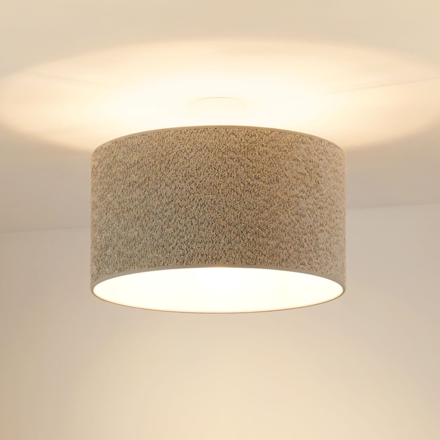 Brilagi - Pendel BOUCLE ROLLER 1xE27/15W/230V diameter 45 cm grå