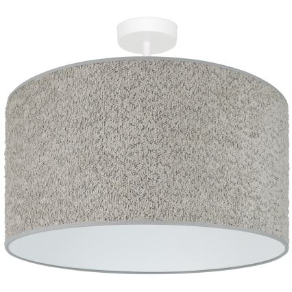 Brilagi - Pendel BOUCLE ROLLER 1xE27/15W/230V diameter 45 cm grå