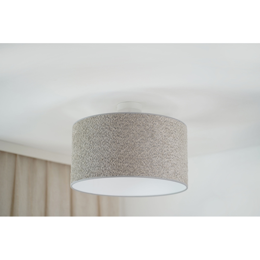 Brilagi - Pendel BOUCLE ROLLER 1xE27/15W/230V diameter 45 cm grå
