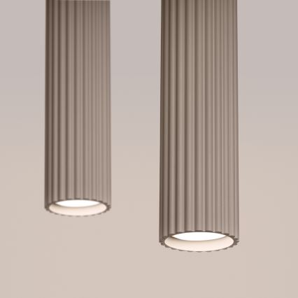 Brilagi - Pendel CRESTO 2xGU10/10W/230V taupe