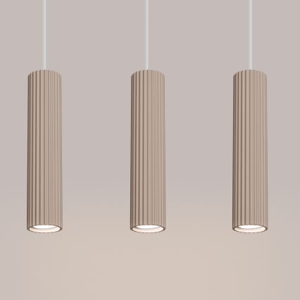 Brilagi - Pendel CRESTO 3xGU10/10W/230V taupe