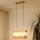 Brilagi - Pendel FOREST 2xE27/15W/230V fyrretræ/beige/cremefarvet