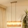 Brilagi - Pendel FOREST 3xE27/15W/230V fyrretræ/beige/cremefarvet