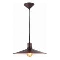 Brilagi - Pendel FORGE med wireophæng 1xE27/60W/230V Ø 36 cm kobber/patina