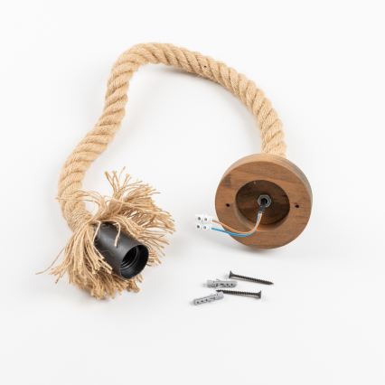 Brilagi - Pendel KOS 1xE27/60W/230V bøg
