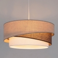 Brilagi - Pendel med kabel ARROW 1xE27/60W/230V Ø 45 cm beige/brun/hvid