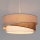 Brilagi - Pendel med kabel ARROW 1xE27/60W/230V Ø 45 cm beige/brun/hvid