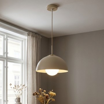 Brilagi - Pendel med kabel COSMO 1xE27/60W/230V Ø 30 cm beige/guld