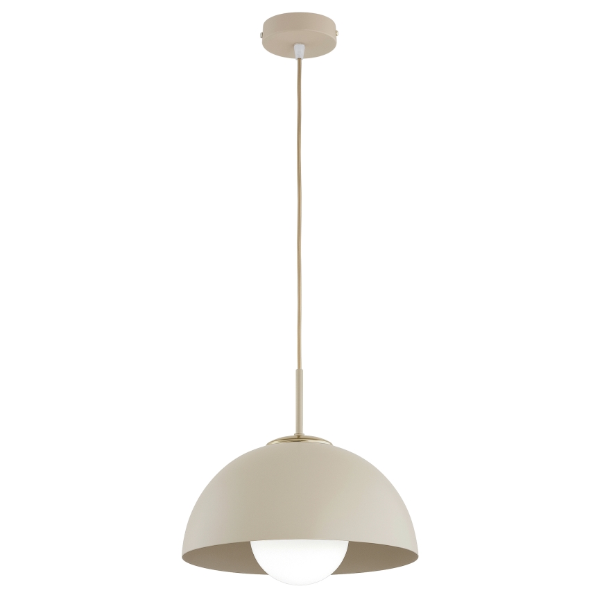 Brilagi - Pendel med kabel COSMO 1xE27/60W/230V Ø 30 cm beige/guld