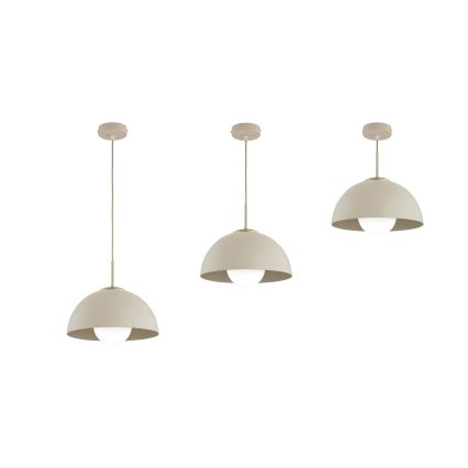 Brilagi - Pendel med kabel COSMO 1xE27/60W/230V Ø 30 cm beige/guld