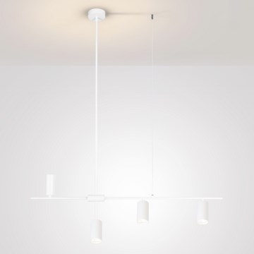 Brilagi - Pendel med kabel CRANE 4xGU10/30W/230V hvid