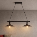 BRILAGI - Pendel med kabel FORGE 2xE27/60W/230V brun