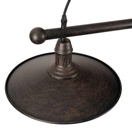 BRILAGI - Pendel med kabel FORGE 2xE27/60W/230V brun