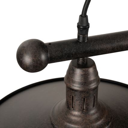 BRILAGI - Pendel med kabel FORGE 2xE27/60W/230V brun