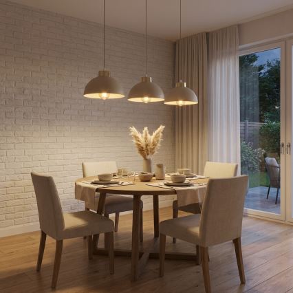 Brilagi - Pendel med kabel MOON 3xE27/60W/230V beige/guld