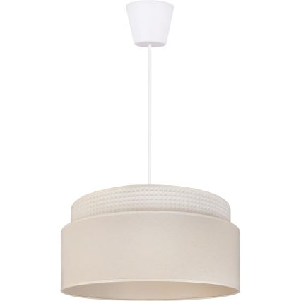 Brilagi - Pendel med kabel PADOVA 1xE27/60W/230V Ø 40 cm cremefarvet