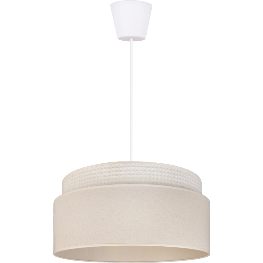 Brilagi - Pendel med kabel PADOVA 1xE27/60W/230V Ø 40 cm cremefarvet