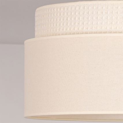 Brilagi - Pendel med kabel PADOVA 1xE27/60W/230V Ø 40 cm cremefarvet