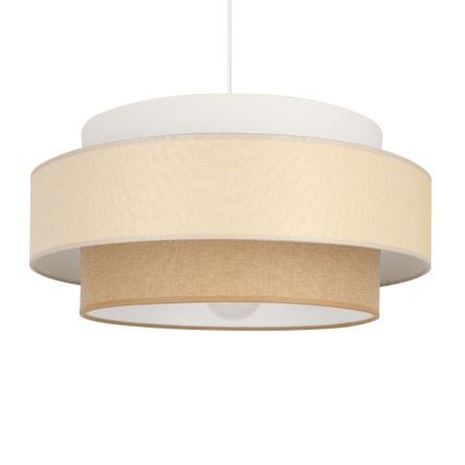 Brilagi - Pendel med kabel RESNA, 1x E27/60W/230V, Ø 40 cm, cremefarvet/beige