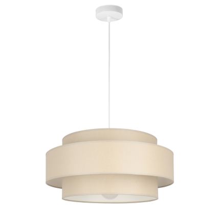 Brilagi - Pendel med kabel RESNA 1xE27/60W/230V Ø 40 cm beige