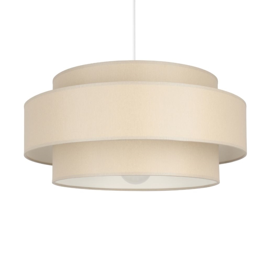 Brilagi - Pendel med kabel RESNA 1xE27/60W/230V Ø 40 cm beige