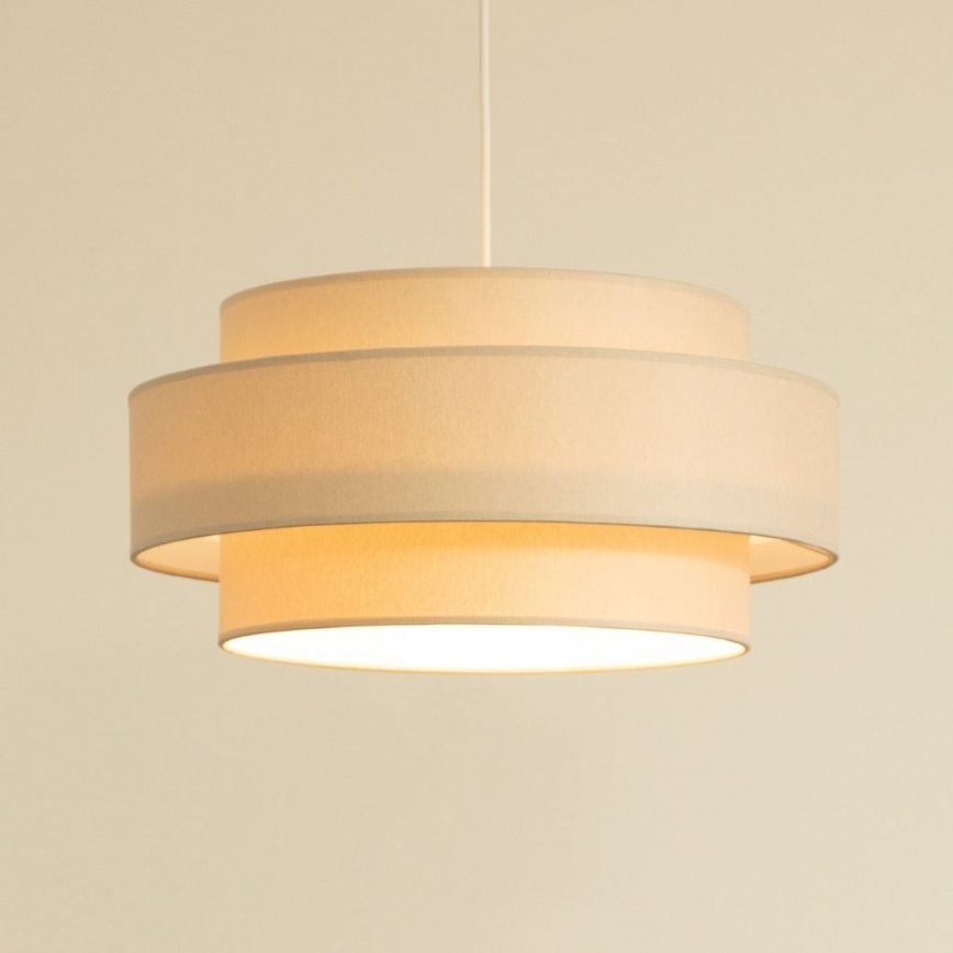 Brilagi - Pendel med kabel RESNA 1xE27/60W/230V Ø 40 cm beige