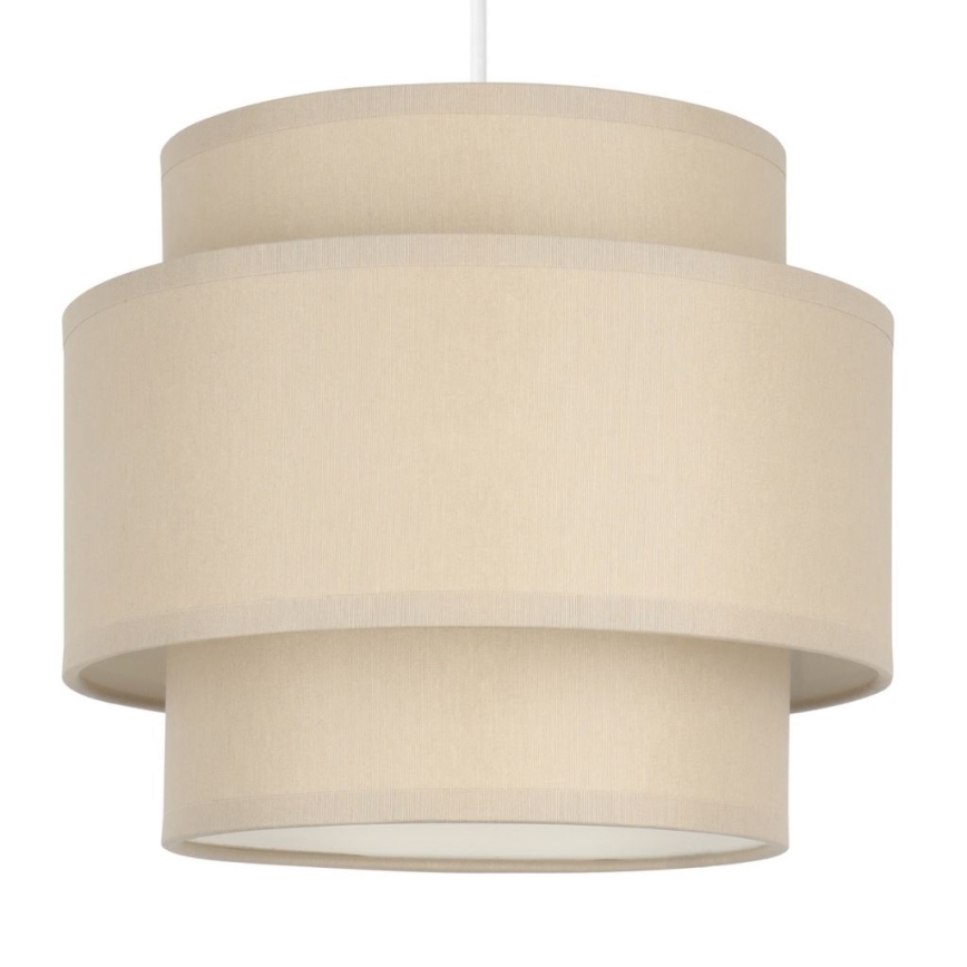 Brilagi - Pendel med kabel RESNA 3xE27/60W/230V Ø 45 cm beige