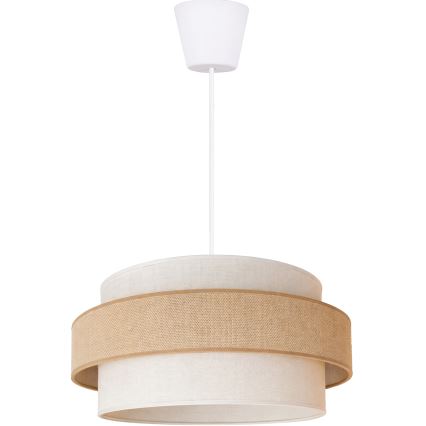 Brilagi - Pendel med kabel SPACE 1xE27/60W/230V Ø 40 cm beige/creme