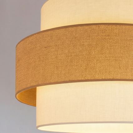 Brilagi - Pendel med kabel SPACE 1xE27/60W/230V Ø 40 cm beige/creme