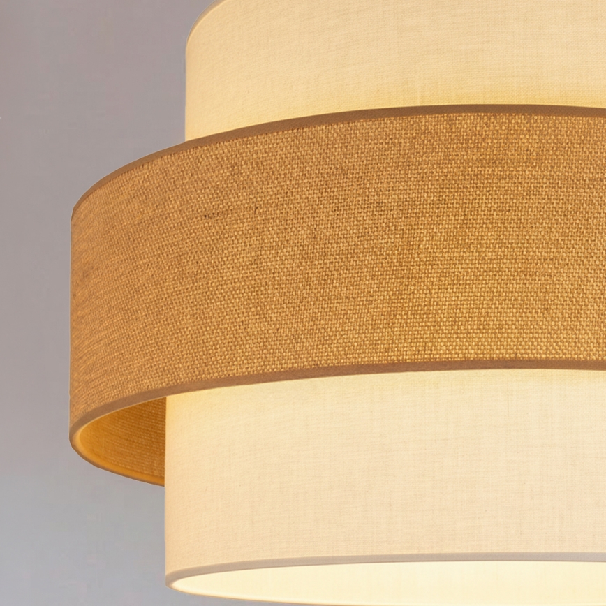 Brilagi - Pendel med kabel SPACE 1xE27/60W/230V Ø 40 cm beige/creme