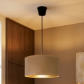 Brilagi - Pendel med kabel VELVET 1xE27/60W/230V diameter 40 cm beige/guld